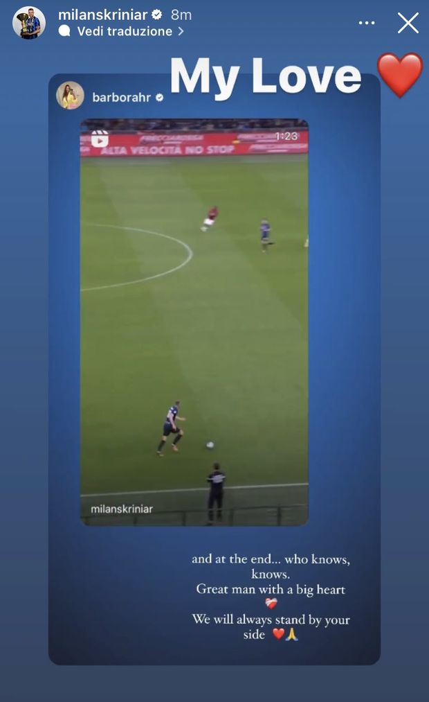 Lady Skriniar: “Grande uomo, sempre dalla tua parte. E alla fine… chi sa, sa”- immagine 2