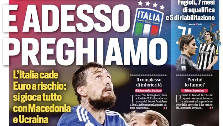 IL NAPOLI SUI MEDIA – Le prime pagine dei giornali di oggi 18 ottobre 2023 - immagine 1