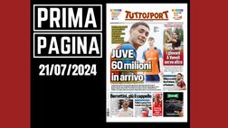 Prima pagina Tuttosport: “Juventus, 60 milioni in arrivo”