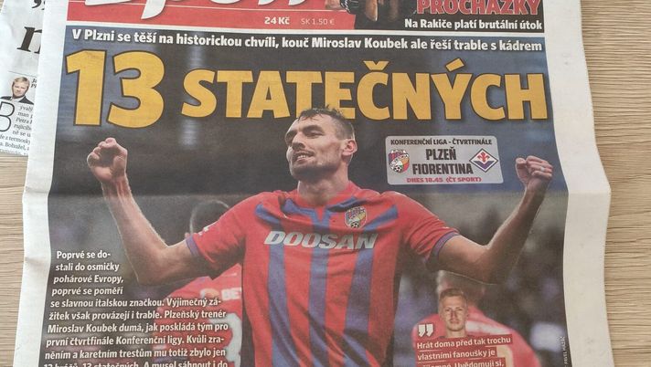 FOTO VN – “I 13 coraggiosi”: a Plzen caricano l’ambiente in vista di stasera - immagine 1