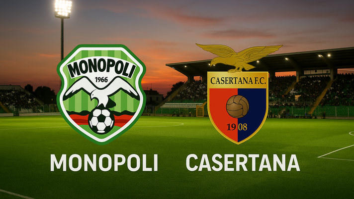 Monopoli-Casertana in diretta streaming gratis: dove vedere la partita Monopoli-Casertana in diretta streaming gratis: dove vedere la partita - immagine 1