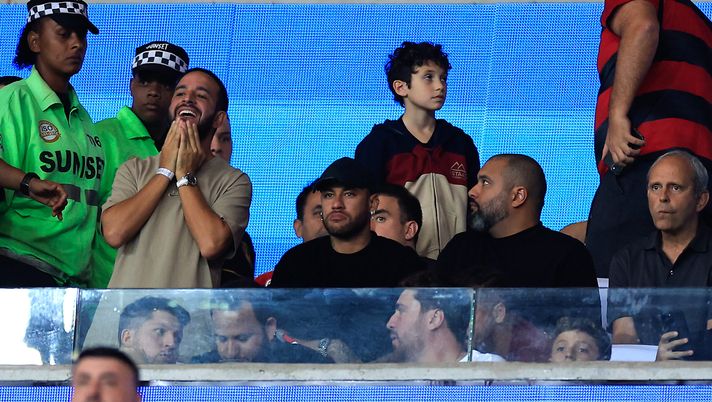 Brasile Neymar in tribuna