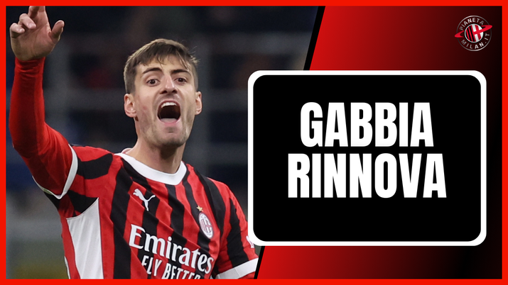 Matteo Gabbia AC Milan allenamento Milanello