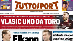 PRIMA PAGINA TUTTOSPORT OGGI: “Atalanta e Napoli assalto al potere”