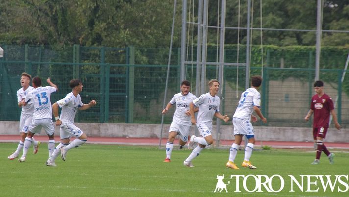 Torino-Empoli Primavera esultanza