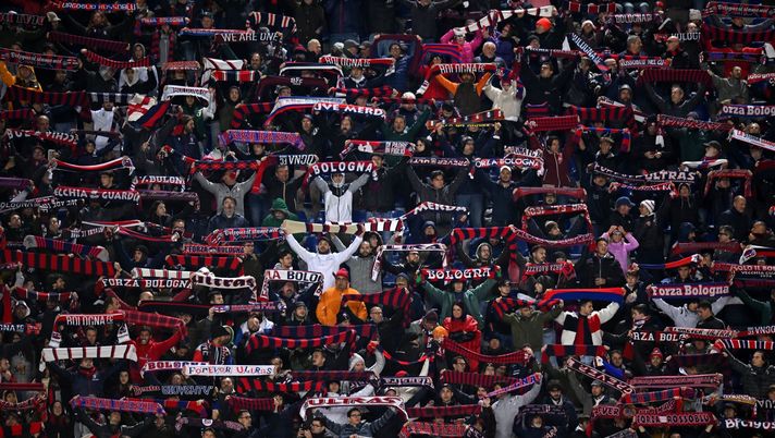 L’esodo dei bolognesi: 2500 nel settore ospiti, ma nello stadio quasi seimila - immagine 1