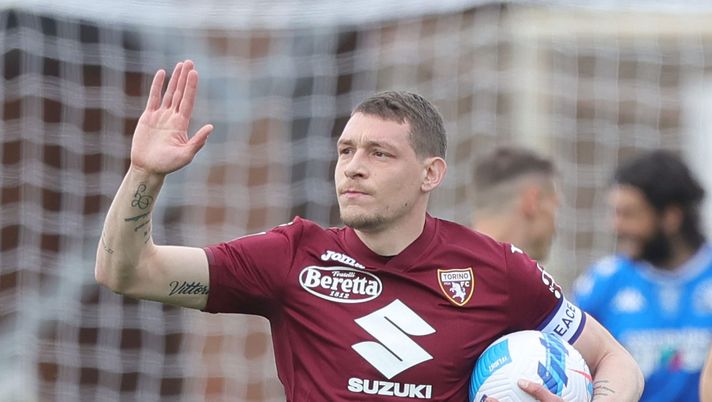 EMPOLI, ITALY - MAY 01: Andrea Belotti of Torino FC celebrates after scoring a goal during the Serie A match between Empoli FC and Torino FC at Stadio Carlo Castellani on May 1, 2022 in Empoli, Italy. (Photo by Gabriele Maltinti/Getty Images) Empoli-Torino 1-3, Belotti: “Tripla felicità: sta nascendo qualcosa di bello” - immagine 1