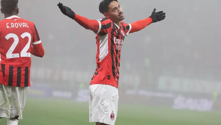 esultanza gol Tijjani Reijnders AC Milan Milan-Empoli 3-0 Serie A 2024-2025