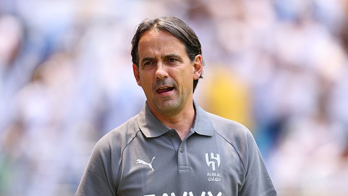 Simone Inzaghi, allenatore dell'Al-Hilal. (Foto di Robbie Jay Barratt - AMA/Getty Images) Colpo arabo al Mondiale, l’Al-Hilal ridisegna la geografia calcistica? - immagine 1