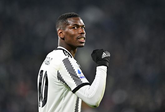 Paul Pogba in campo con la maglia della Juventus (stagione 2022/23)