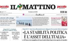 PRIMA PAGINA IL MATTINO OGGI: “Il gol liberatorio di Eriksen tre anni dopo l’arresto cardiaco”
