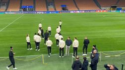 VIDEO FCIN1908 / Lipsia a San Siro per testare il campo alla vigilia dell’Inter: le immagini