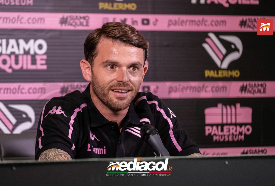 FOTO RITIRO PALERMO, Matteo Brunori in conferenza stampa (Gallery) - immagine 20