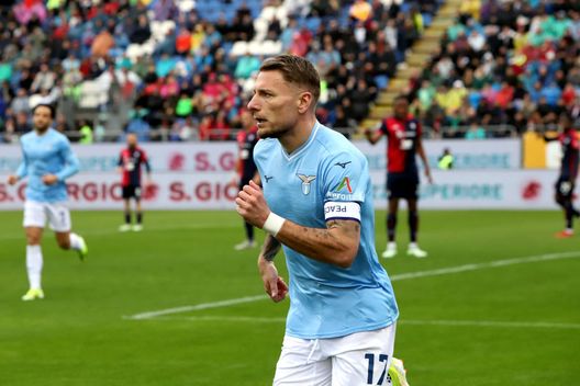 Cagliari, Italia - 10 febbraio 2024: Ciro Immobile esulta dopo aver segnato contro il Cagliari. (Foto di Enrico Locci/Getty Images) UFFICIALE – Ciro Immobile torna in Serie A: il comunicato del Bologna- immagine 4