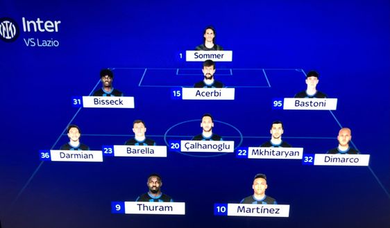 Lazio-Inter, probabile formazione: torna la Thu-La. Chance per Bisseck dal 1′?- immagine 3