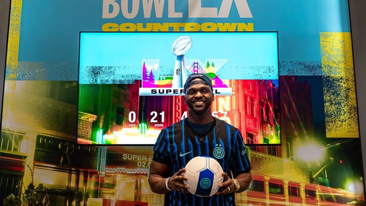 Anche l’Inter al Super Bowl con l’NFL Legend Cliff Avril - immagine 1