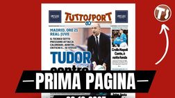 Prima pagina Tuttosport: “Real Madrid-Juventus, Tudor sotto pressione contro tutti”