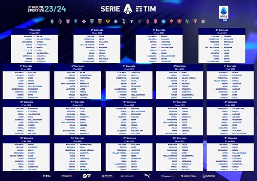 Calendario Serie A 2023/2024: inizio col Monza, Milan alla quarta. Ultima a Verona - immagine 3