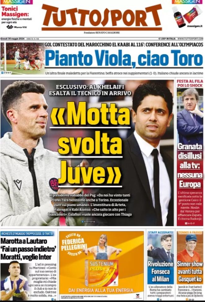 EDICOLA TS – Marotta a Lautaro: “Fai un passo indietro”. Moratti, voglie Inter - immagine 1