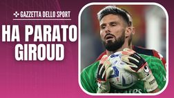 Da centravanti a portiere, Milan pazzo di Giroud: “Oli sei super”