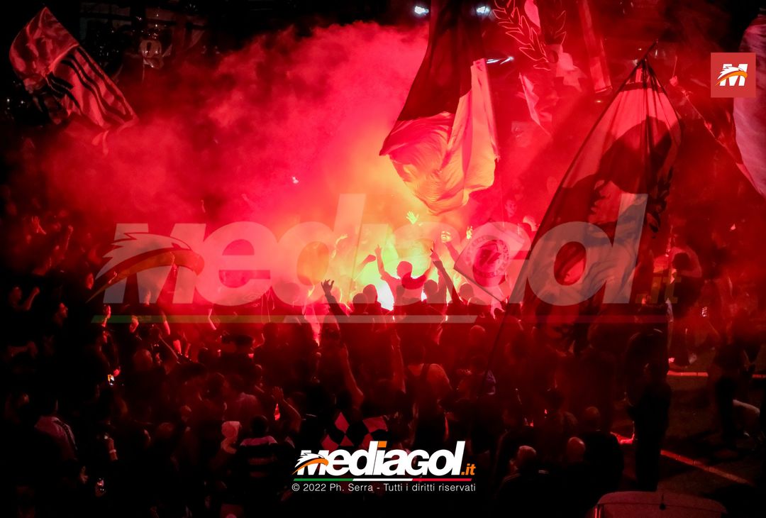 FOTO PALERMO, cori e fumogeni al Barbera: festa per i 122 anni del club (LA GALLERY) - immagine 46