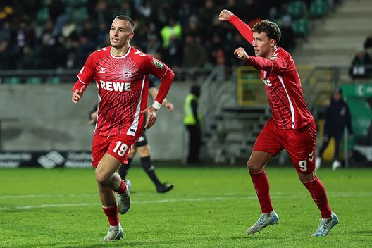 Tim Lemperle festeggia la rete contro il Preußen Münster. (Photo by Lars Baron/Getty Images) Colonia, rissa tra Tim Lemperle e tifosi nella settimana della promozione- immagine 2