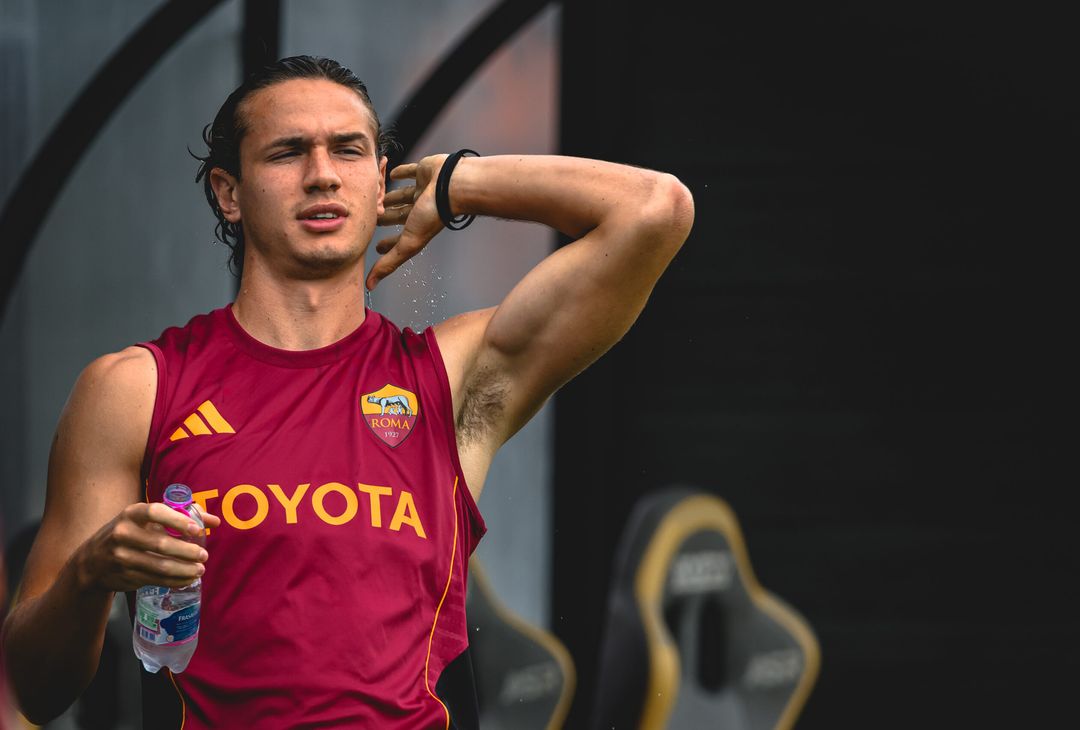 Trigoria, la rifinitura alla vigilia di Nizza-Roma – FOTO GALLERY - immagine 19