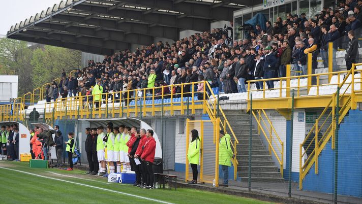 SESTO SAN GIOVANNI, ITALY - APRIL 06: A general view during the Serie A Primavera match between FC Internazionale U19 and AC Milan U19 at Stadio Breda on April 6, 2019 in Sesto San Giovanni, Italy. (Photo by Claudio Villa - Inter/FC Internazionale via Getty Images) Chivu e Abate preparano la prossima: il derby Primavera di Milano… - immagine 1
