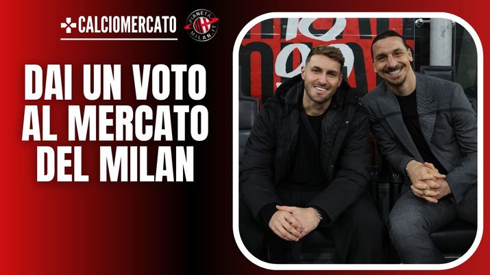 Santiago Gimenez e Zlatan Ibrahimovic a San Siro 04/02/2025 PianetaMilan.it