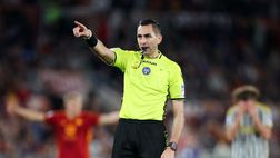 Fiorentina-Roma, la moviola: Marì esagera con le proteste, Colombo lo grazia