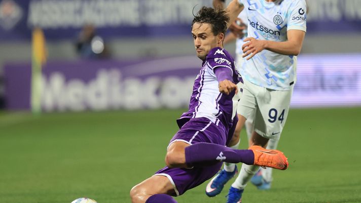 FLORENCE, ITALY - MARCH 22: Luca Ranieri of ACF Fiorentina in action during the Serie A match between ACF Fiorentina and FC Internazionale at Artemio Franchi on March 22, 2026 in Florence, Italy. (Photo by Gabriele Maltinti/Getty Images) Ranieri: “Pio Esposito micidiale, me ne sono accorto oggi. Ma tifo per Kean” - immagine 1