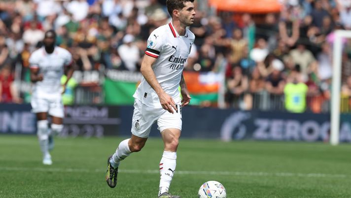 Christian Pulisic AC Milan Venezia-Milan 0-2 Serie A 2024-2025