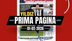 Prima pagina Tuttosport: Milan, Maignan 2031. Sprint Mateta