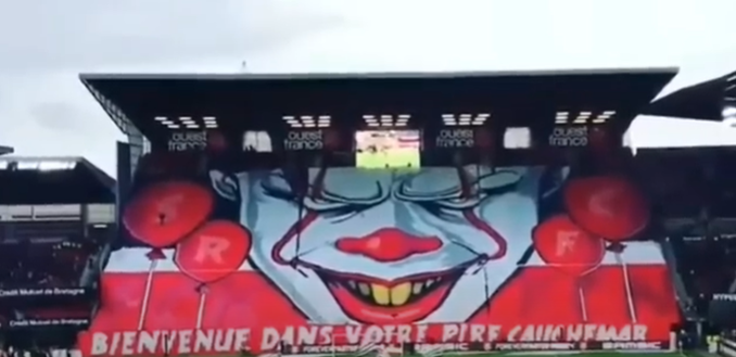 Da Joker a It, le spettacolari coreografie del derby bretone tra Nantes e Rennes- immagine 3