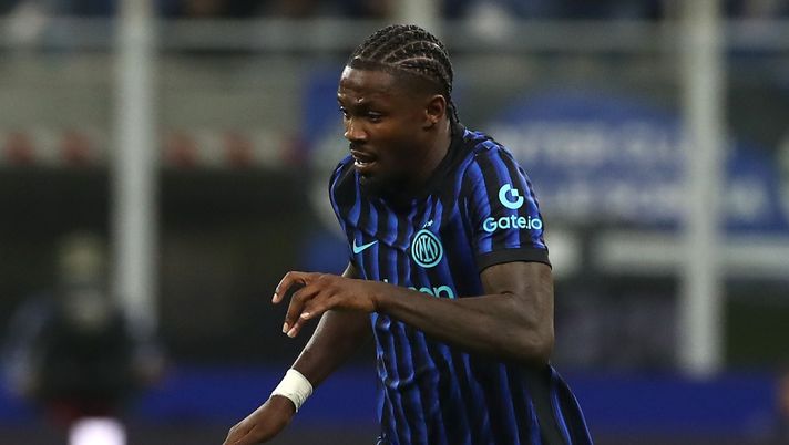 GETTY IMAGES  Inter, Thuram in gruppo, può rientrare domenica col Verona - immagine 1