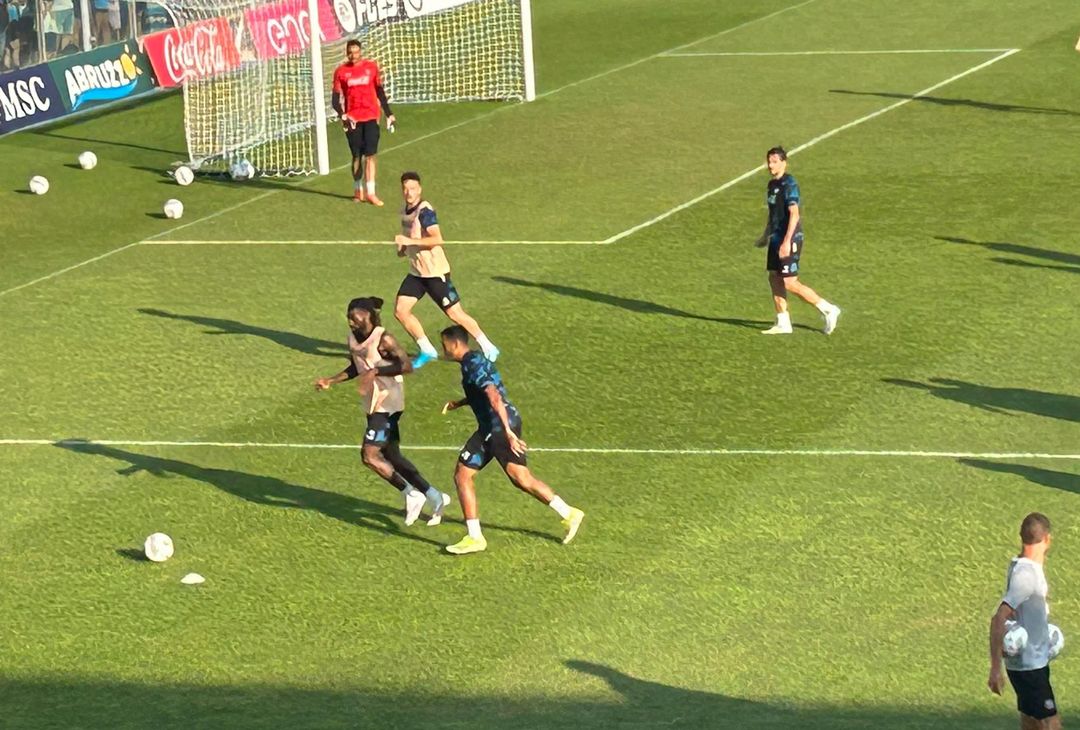 GALLERY Partitella in famiglia per gli azzurri: le immagini dell’allenamento - immagine 6