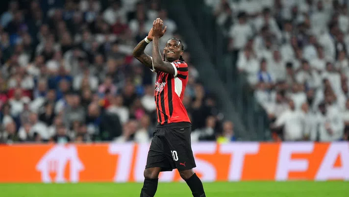 Rafael Leao AC Milan Real Madrid-Milan 1-3 Champions League 2024-2025