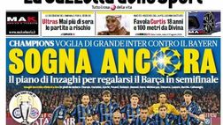 PRIMA PAGINA GAZZETTA DELLO SPORT OGGI: “Inter, sogna ancora”