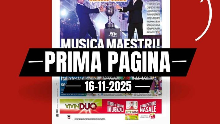 Prima pagina Tuttosport: 'Italia testa di serie se va al Mondiale'