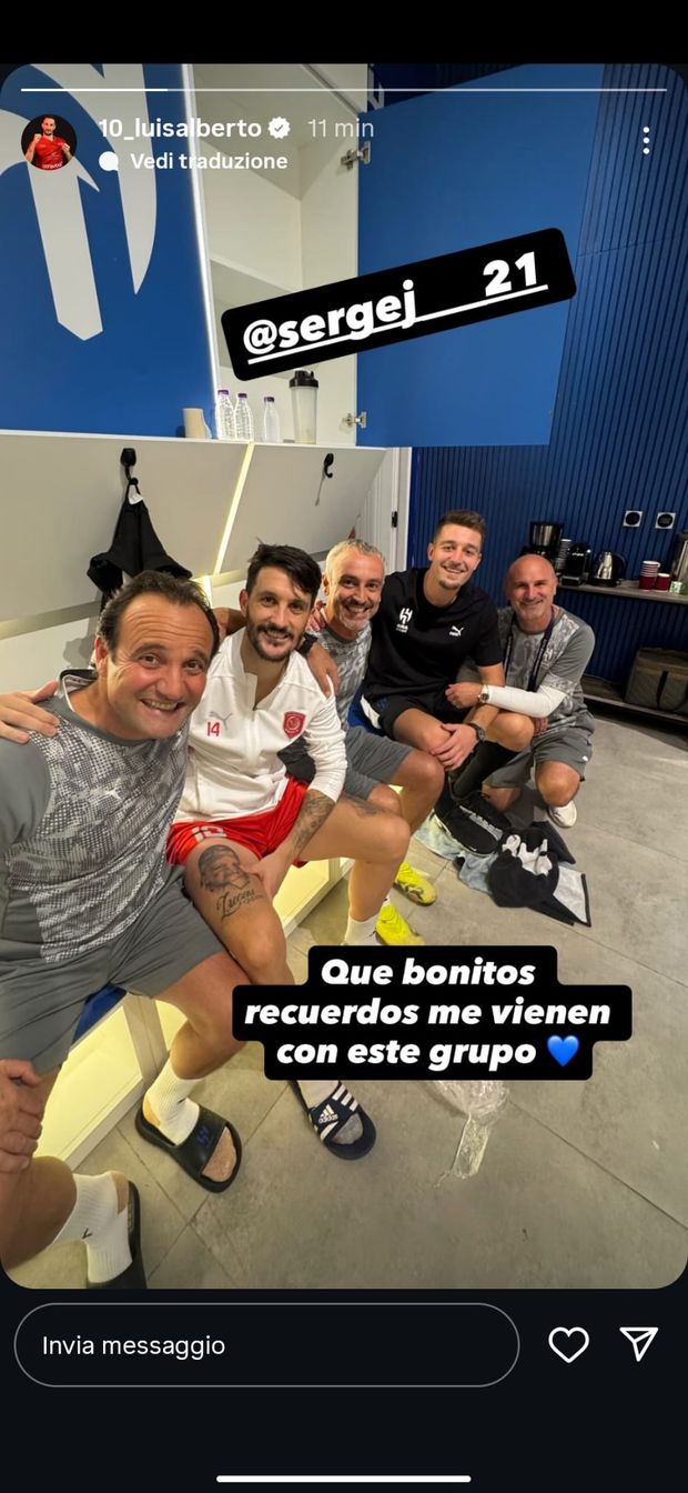 Ex Lazio | Luis Alberto e il post amarcord: “Che ricordi con questo gruppo” – FOTO- immagine 2