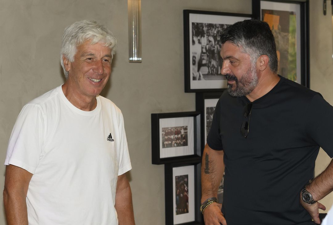 Il ct Gattuso in visita a Trigoria: l’incontro con Gasp e la squadra – FOTO GALLERY - immagine 7