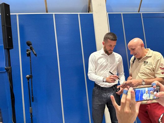 FOTO VN – Biraghi arrivato a Coverciano per la premiazione del Nereo Rocco- immagine 2