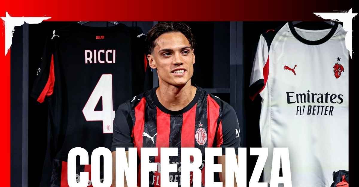 Milan, è il giorno di Ricci: la conferenza di presentazione | LIVE News Milan, è il giorno di Ricci: la conferenza di presentazione | LIVE News