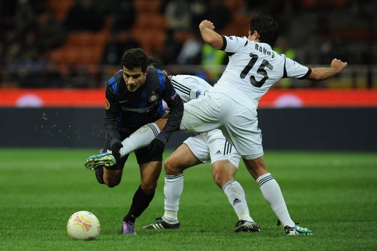 Coutinho in Europa League, stagione '12-13. (Photo by Valerio Pennicino/Getty Images) Inter-Liverpool, ricordate Philippe Coutinho? Da mistero nerazzurro a mister 160 milioni col Barça- immagine 5