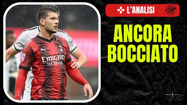 Jovic AC Milan Milan-Udinese 0-1 Serie A 2023-2024