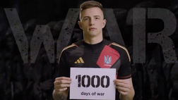 Ucraina, il video dei calciatori della nazionale per i 1000 giorni della guerra
