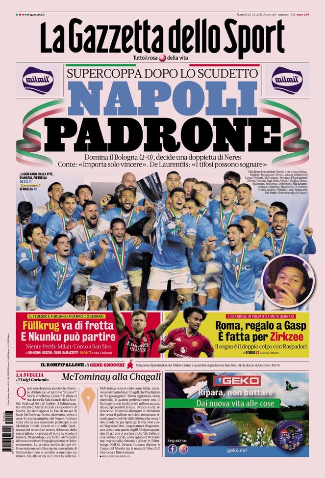 La Gazzetta dello Sport
