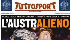 PRIMA PAGINA TUTTOSPORT OGGI: “L’Australieno”
