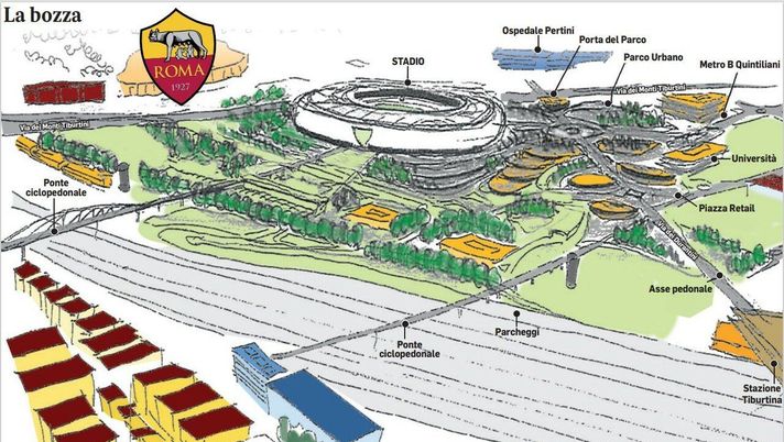 Stadio Pietralata Stadio Roma, ISPRA nega di averlo realizzato uno studio sul consumo del suolo - immagine 1