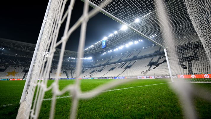 TURIN, ITALY - FEBRUARY 11: General view inside the stadium prior to the UEFA Champions League 2024/25 League Knockout Play-off first leg match between Juventus and PSV at Juventus Stadium on February 11, 2025 in Turin, Italy. (Photo by Daniele Badolato - Juventus FC/Juventus FC via Getty Images) curva-sud-san-siro-milan-napoli-juvenuts-trasferta-torino-post-social-banditi-prezzo-biglietto